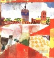 Hammamet with mosque Abstract Expressionism
